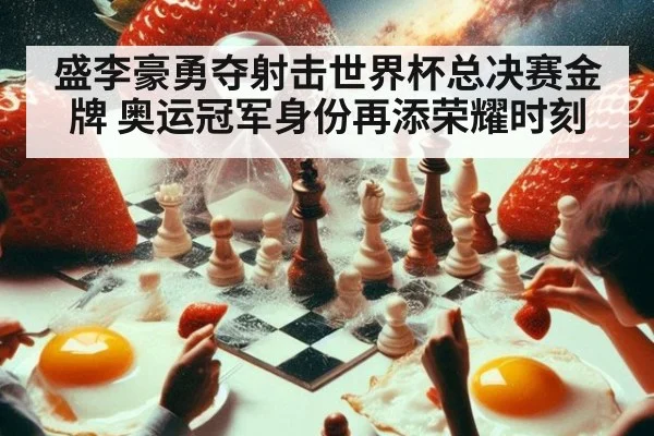 盛李豪勇夺射击世界杯总决赛金牌 奥运冠军身份再添荣耀时刻